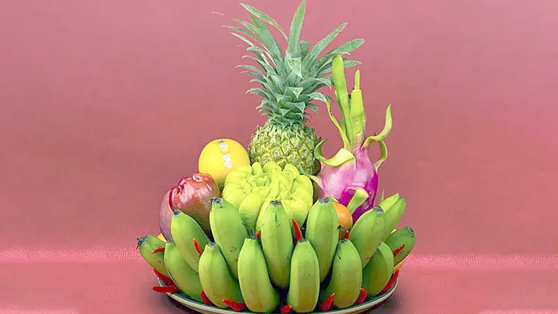 Mâm ngũ quả cúng sao giải hạn