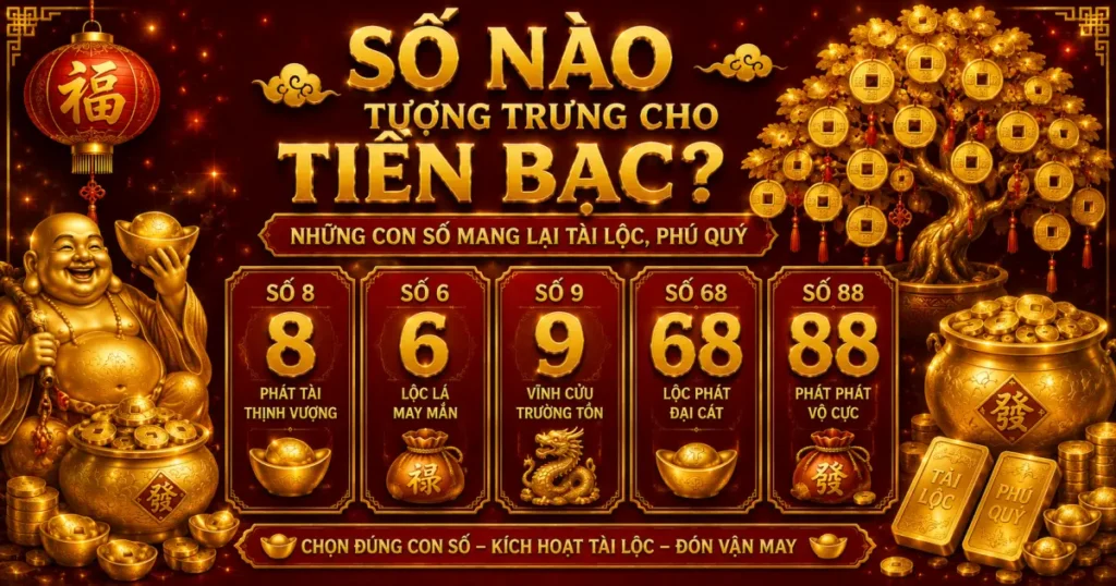 Số nào tượng trưng cho tiền bạc và tài lộc trong văn hóa Á Đông